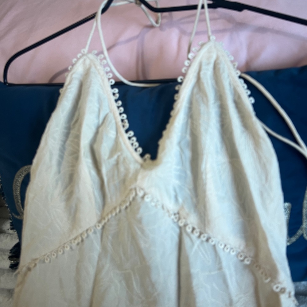 Mango Cream Maxi Dress - Picture 10 of 13